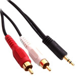 SES KABLOSU 1.5 MT KUTULU 30513 S-LINK SLX-857 3.5MM/M TO 2*RCA/M