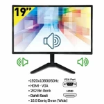 19İ NÇ SESLİ CCTV MONİTÖR -INOX-X719S-KAMERA MONİTÖR LED İPS