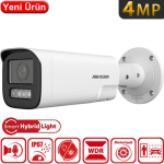 2,8-12mm Motorize Lens, Dual Light, Dahili Mikrofon, H265+,50Mt Gece Görüşü, SD Kart, PoE, Bullet IP Kamera HIKVISION DS-2CD1643G2-LIZSU 4Mpi