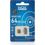 İnox Dijital Inox 64 GB Micro Sd Hafıza Kartı Class 10 Güvenlik ve Araç Içi Kamera Uyumlu Yüksek Hızlı Bellek