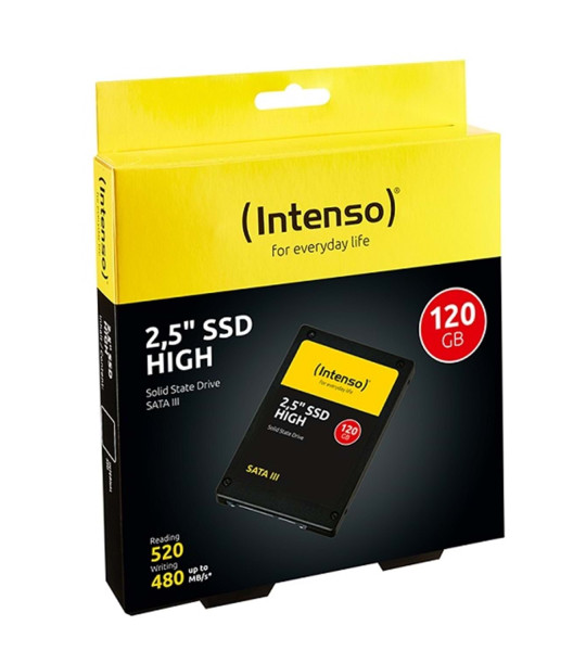 Intenso High 120GB ssd 2.5" SATA 3 520-480MB/s 3813430