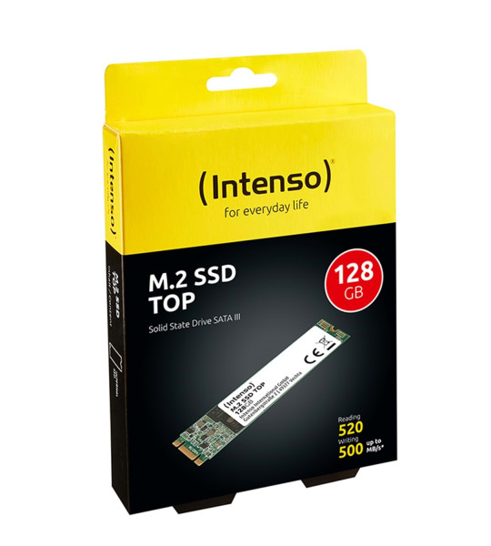 Intenso Top 128GB ssd M.2 SATA 3 520-500MB/s 3832430