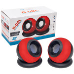HOPARLÖR ( 3W+3W*4 OHM)18360 MAGICVOICE D-08L 1 + 1 USB MİNİ OVAL