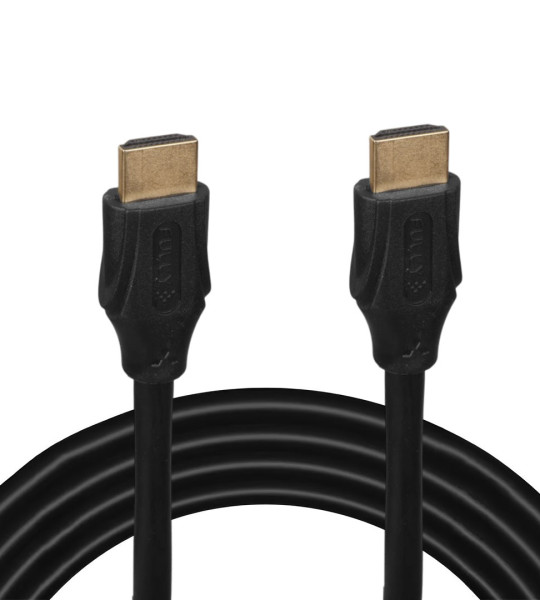20 METRE PLASTİK DÜZ SİYAH V2.0 GOLD POŞETLİ HDMI KABLO 24587 FULLY G-507FS