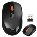 KABLOSUZ MOUSE 2.4GHZ 1600DPI (26454)EVEREST SMW-87 USB SİYAH