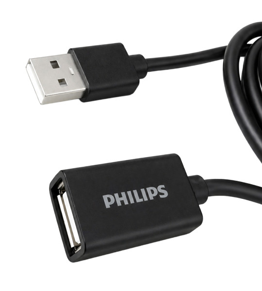 PHİLİPS 2 METRE USB 2.0 UZATMA KABLOSU VERİ ŞARJ DESTEKLİ 37680 SWR1526F/93