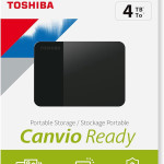Toshiba 4TB 2.5" USB Harici Harddisk Canvio Ready Orjinal HDTP340EK3CA