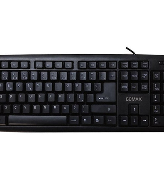 USB Kablolu Standart Bilgisayar Klavyesi BKB-1 Gomax K1