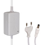 12 VOLT - 3.2 AMPER 5.5*2.5 UÇLU YERLİ ÜRETİM PLASTİK KASA BEYAZ MASAÜSTÜ ADAPTÖR WEKO TOTTOLET 1200