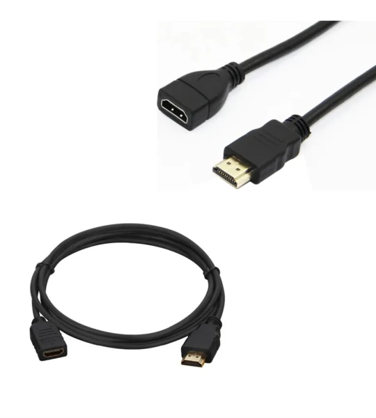 25 CM UZATMA HDMI KABLO ERKEK DİŞİ GOLD UÇLU (MİNİ HD REC. İÇİN)8801