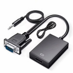 VGA TO HDMI DÖNÜŞTÜRÜCÜ (45 CM AUX KABLO 15 CM VGA KABLO) (27581)X-LEVEL X-TRAK XCC7804 SES GİRİŞLİ