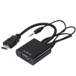 HDMI TO VGA ÇEVİRİCİ ADAPTÖR SES ÇIKIŞLI * GL-001 32015 POWERMASTER PM-32015