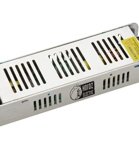 12 V Dc 12 Amper Slim Tip Şerit LED Trafosu FT1251 Horoz VEGA-150
