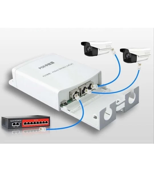 1INPUT 3 OUTPUT 100MB DIŞ ORTAM POE EXTENDER 10300 NVC-AT13FW-A