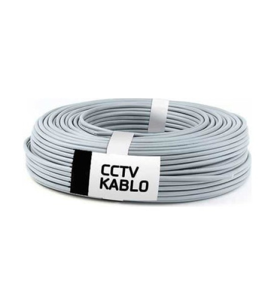 100MT 2+1 0,50 Bakır Kamera Cctv Kablo