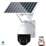 Güneş O-KAM 4G SİM Enerjili Kamera Solar Smart Güvenlik Kamerası 4G Sim 3mp Wi-Fi Ptz Renkli Gece Görüş Dış Mekan 28756 RADEX RX-14