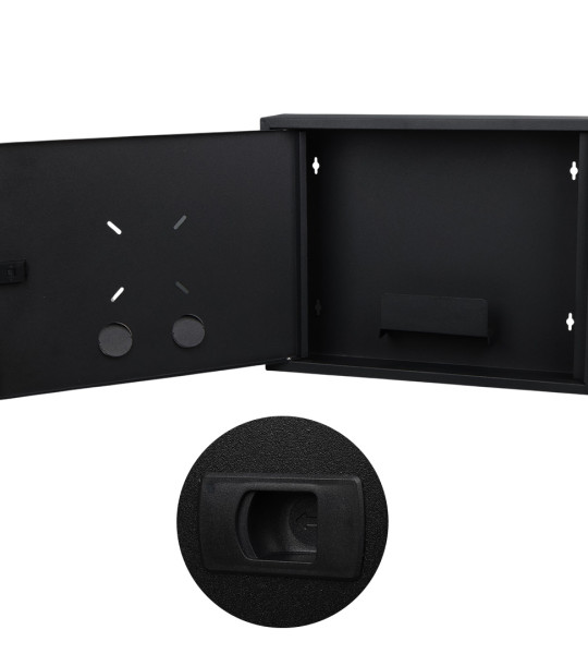 DVR/NVR KABİNİ PANO KABİNET DİK TİP SİYAH FURY 45X35X10 39019