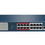 Hikvision 16 Port 10/100 + 1xrj45/sfp Uplınk 135w 300 Metre Poe Mesafe Switch Ds-3e0318p-e/m
