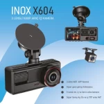 WİFİ 3 KAMERALI ARAÇ DASHCAM INOX-X604 2026 INOX Araç Kamerası