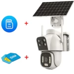Solar İki Kameralı Surekli Kayıt, 4g Solar Kamera İnox X15