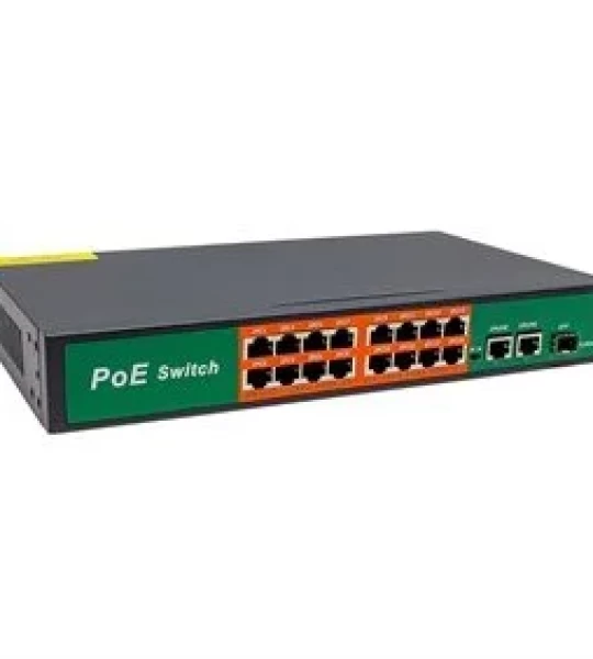Gigabit Combo SFP PoE Switch 300W 10/100/1000 MBPS 16+3+SFP POE ETHERNET GIGABIT SWITCH POWERMASTER 5273 B125X