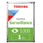 TOSHIBA 1TB Güvenlik 7/24 3.5'' 5700RPM 64MB SATA3 PC HDD HDWV110UZSVA S300