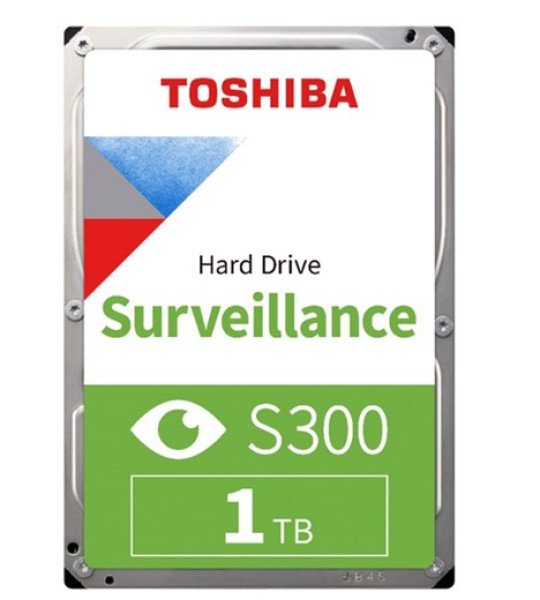 TOSHIBA 1TB Güvenlik 7/24 3.5'' 5700RPM 64MB SATA3 PC HDD HDWV110UZSVA S300