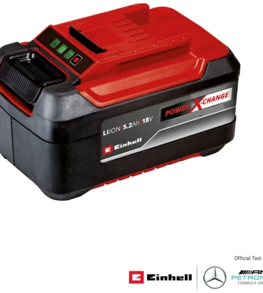 Einhell18V 5,2 Ah Orjinal Power-X-Change Plus, Akü 2024 Üretimli